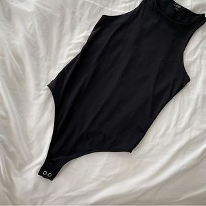 Body Contour High Compression Ribbed High Neck Bodysuit